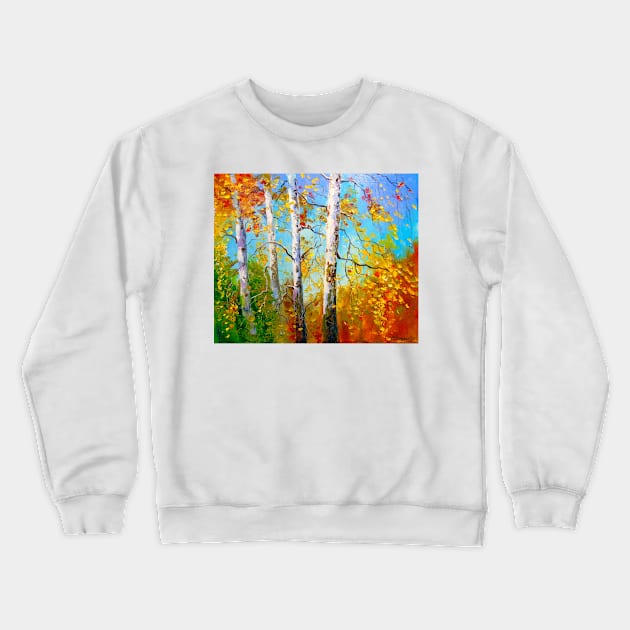 Birch Crewneck Sweatshirt by OLHADARCHUKART